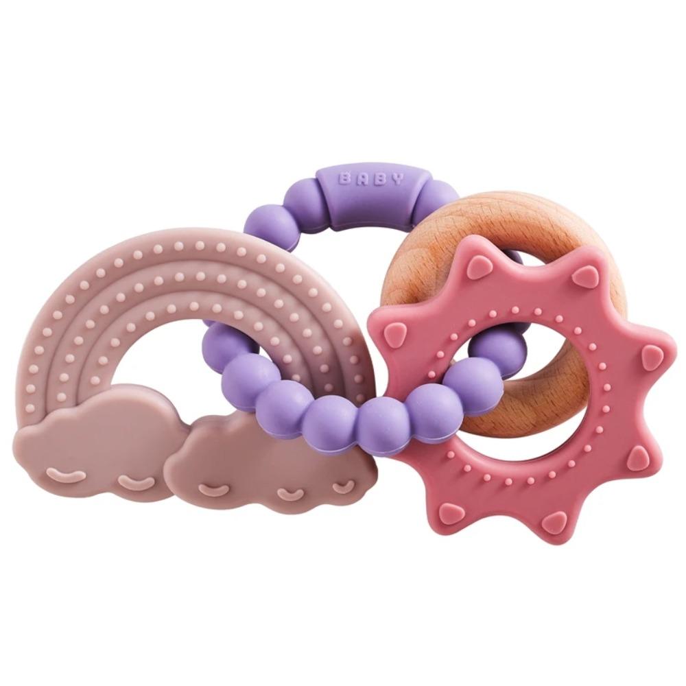 Baby Silicone Bracelet Teether Toys BPA Free Silicone Celestial Nursing Teething Toys Food Grade Silicone Newborn Toys Gift