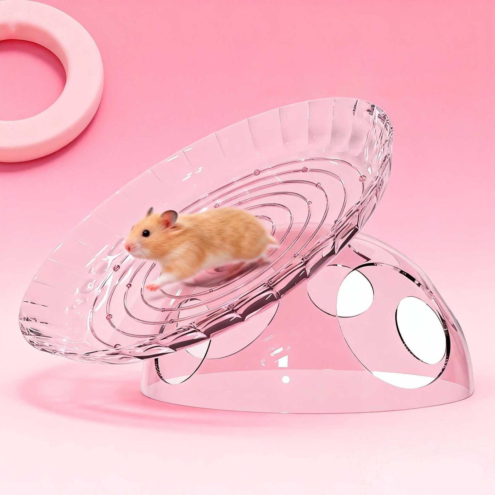 

Hamster Exercise Wheel, Pet Supplies, Hamster Educational Toy, Silent Running Wheel, Cage Accessory, Suitable For Gerbils, Small Animals, And Mice One Size