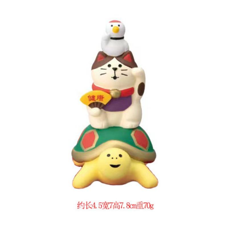 Lucky Cat Ornament Store Office Opening Feng Shui Ornament Home Furnishing Car Center Console Decoration Figure Crafts