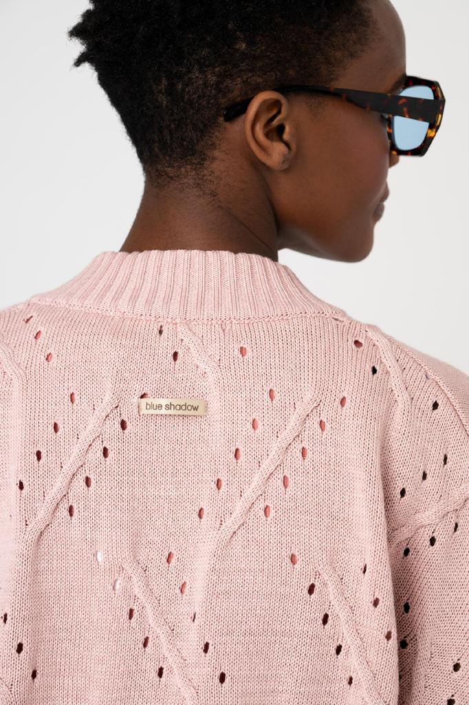Blash Powder Pink Women's Cardigan 36/38
