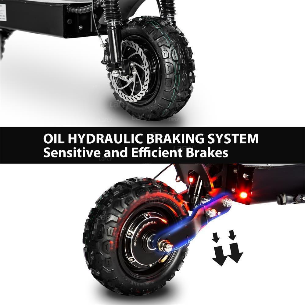 TOURSOR E5B  Foldable Electric Scooter for Adults 6000W Motor 85km/h Speed 120km Range 60V40AH Battery 11-inch Off-road Tires
