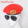 Marvel Logo Wool Beret Hat With Retro British Style And Uv Sunshade For Adults