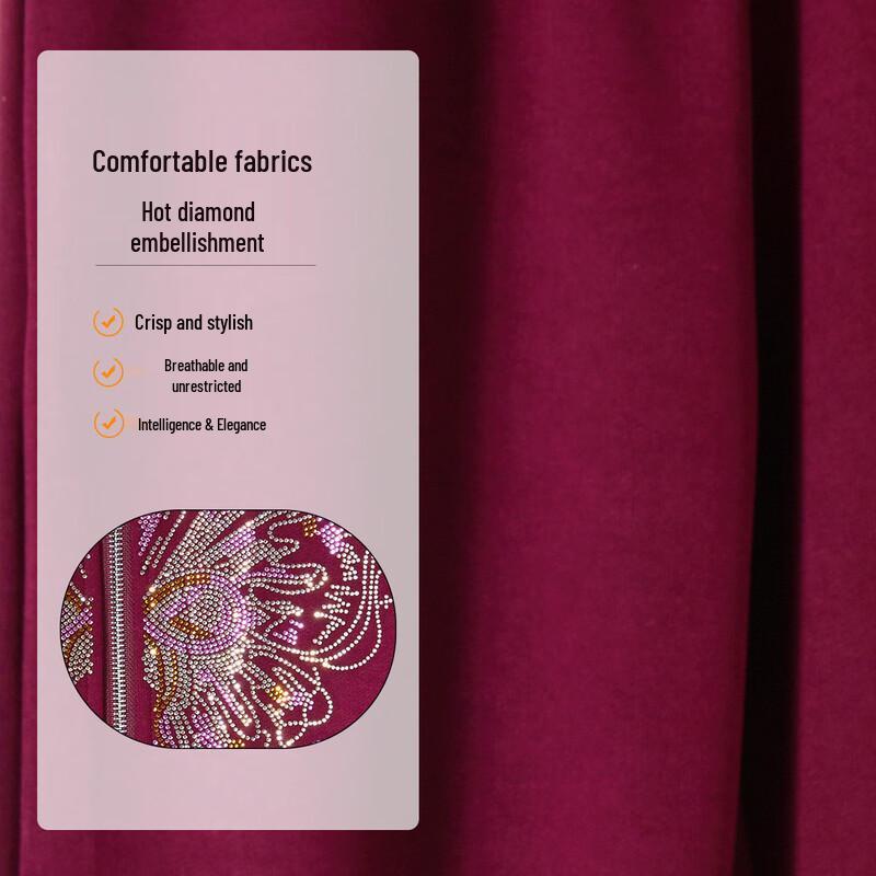 Mid-Aged Women's Butterfly Print Sportswear Set