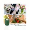 3Rolls Green Floral Tape, DIY Wedding Bouquet Stem Wrapping Material, Flower Shop Valentine's Day Mother's Day Father's Day Bouquet Packaging Material