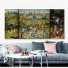 Bosch Hieronymus The Garden of Earthly Delight Poster, Classical Famous Painting Prints Wall Art Canvas Painting