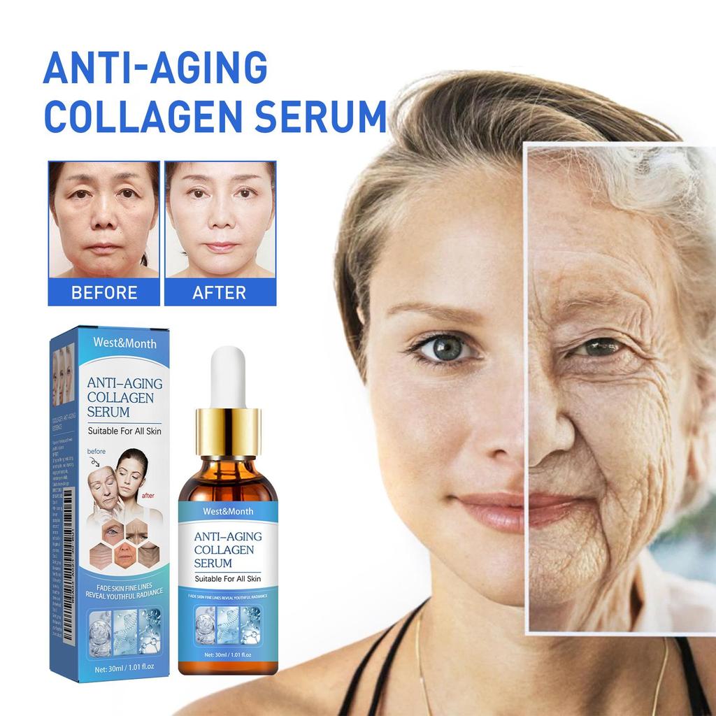 30ml Collagen Facial Essence Firms and Tightens Fine Lines and Improves Dullness of the Skin.