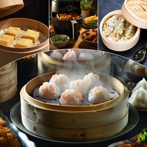 GWHOLE Disposable Steamer Sheets, Steamer Paper, 26cm Diameter, Pack of 100, Chinese Steamer Cooking Paper, Steamer Sheets, 10-inch Round, Cooking She