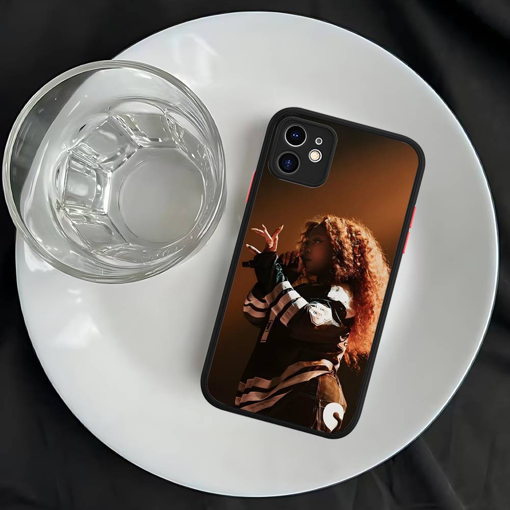 Singer SZA SOS Phone Case For IPhone 16 15 14 11 12 13 Pro Max X Plus XS MAX Translucent Matte Cover