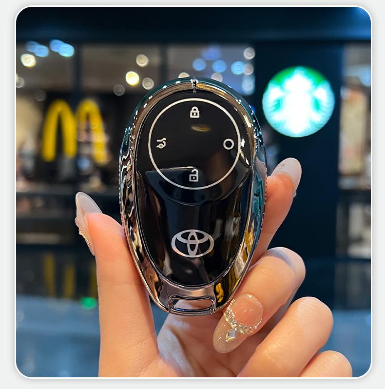 Toyota BZ3X Platinum Key Case with Remote Control Shell for 2025 Models