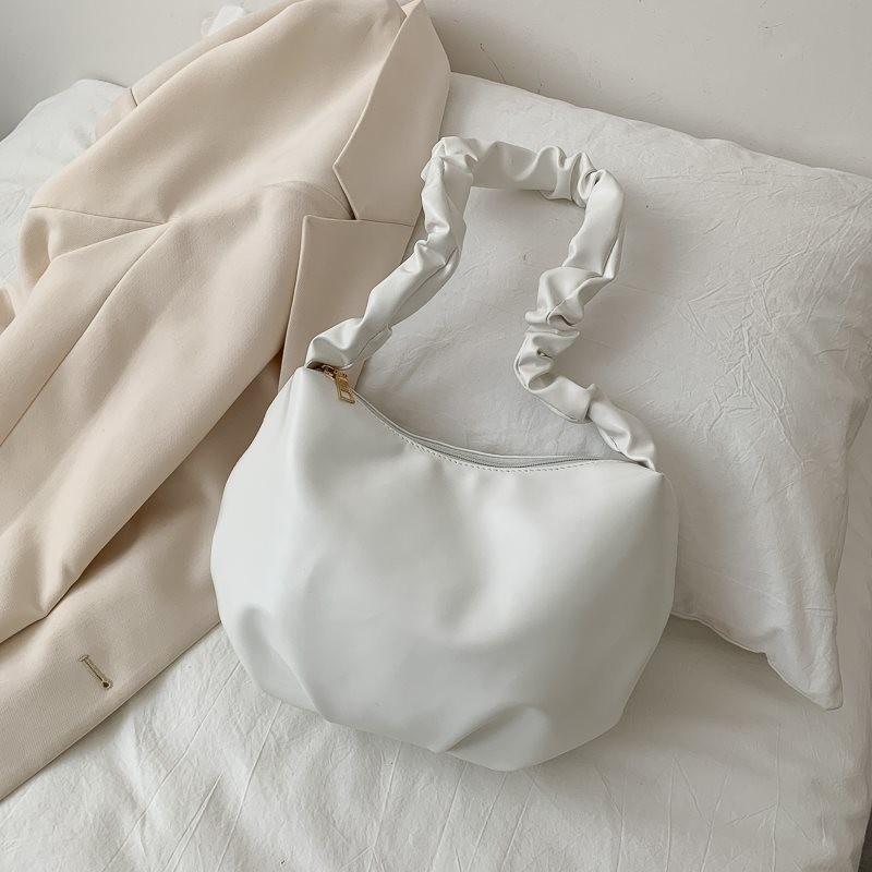 Fashionable Cloud Bag For Women Summer New Collection Pleated Design Large Capacity Shoulder Tote