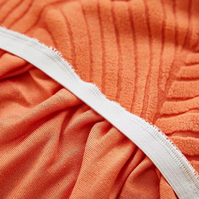 1pc Leaf Jacquard Solid Color Armchair Slipcovers Seat Covers Elastic Chairs Protector Living Room High Arm Dinning Chair Cover