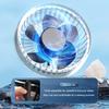 USB Powered Cooling Air Fan Vent Clip Vehicle Fan 3 Speeds Quiet Brushless Motor 360 Rotatable for Vehicle SUV Truck Van RV