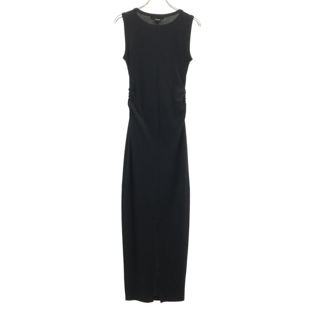 unused ALLSAINTS No sleeve Long dress US4 black Tagged Women Used