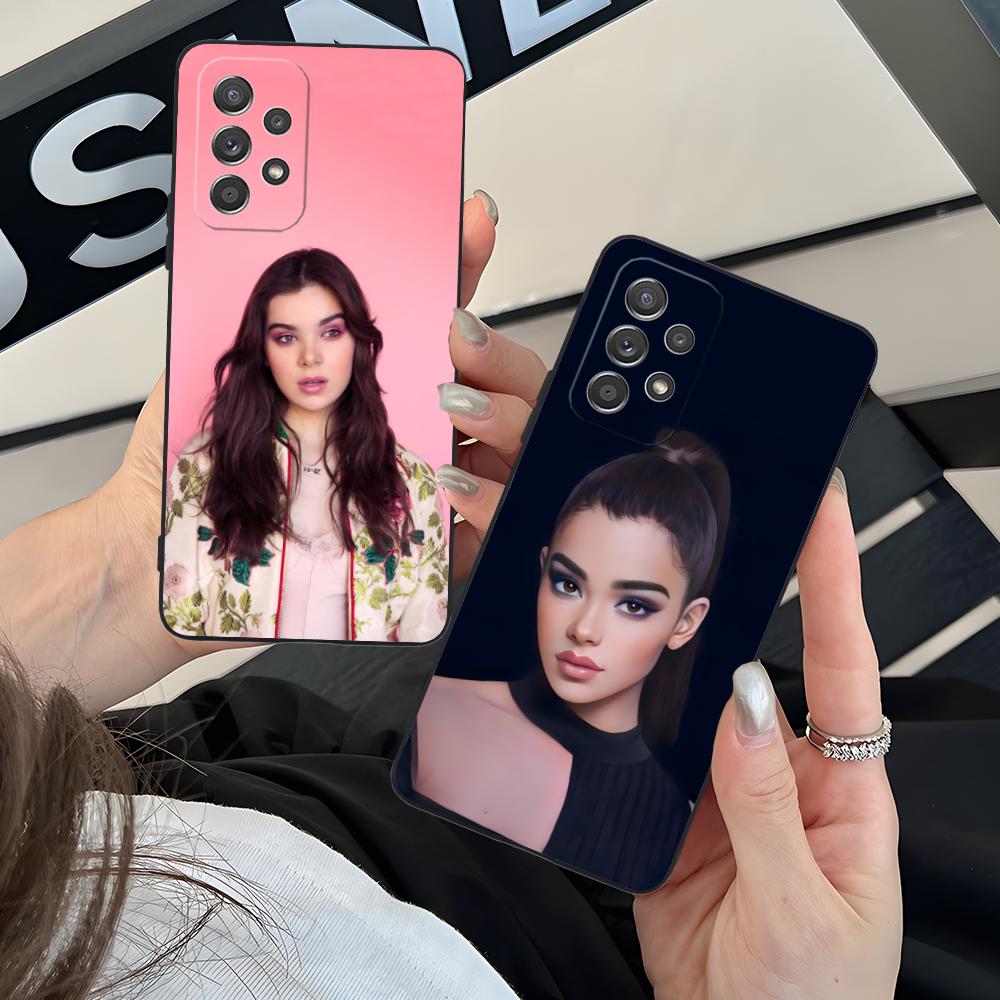 Hailee Steinfeld Matte TPU Mobile Phone Case for Samsung Galaxy A56 55 54 53 52 51 36 35 34 23 16 15 5G Colorful Cover