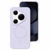 Huawei Pura 70 Pro Phone Case, Magnetic Liquid Silicone Protective Cover-Purple