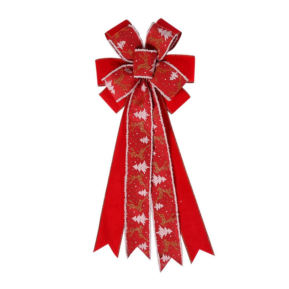 Christmas Tree Bow Home Decoration Bow