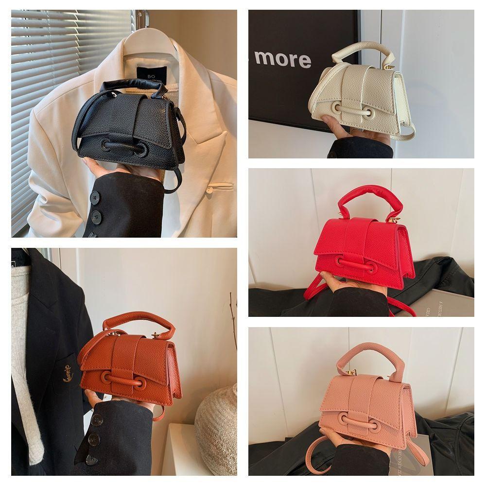 Solid Color Mini Coin Purse Handbag Women's Shoulder Bag Casual Chic Crossbody Bag  Women