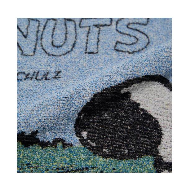 PEANUTS Snoopy Five-colored Woven Bath Towel (1950s) Japan NEW