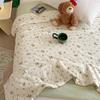 Cartoon Milk Knit Cotton Baby Quilt – Cooling Summer Blanket for Infants