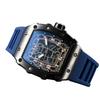 New Hollow Non-mechanical Pointer Single Calendar Unisex Quartz Watch Barrel Watch