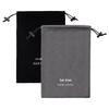Custom Black Velvet Hair Dryer Storage Bag - Dustproof for Hotels & B&Bs