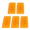 5 Pcs 12V LED Marker Lights Amber IP65 Waterproof Side Indicator Clearance Lamp for Truck RV Yacht