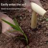 Dibbler Gardening Tool Bulb Planting Tool with Handle Seed Dibber Vegetable Plant Sowing Tool M4YD