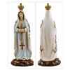 Statua Statuetta Fatta a Mano della Madonna di Fatima Decorazione da Scrivania Per Matrimonio Religioso Evento e Celebrazione