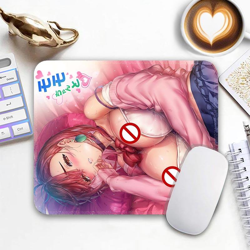 Sexy Anime Standard Mouse Pad Edge Stitched Small Mizuhara Chizuru R_Rent A Girlfriend Anime Mousepad Non-Slip Office Mousemats