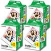 Fujifilm Instax Mini JP2 Instant Film, Card Size, with SOLOFIS Lens Cleaner (4 Packs, 80 Sheets)