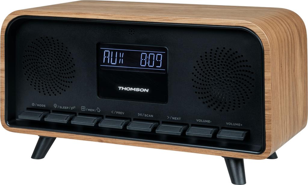 Radio réveil - THOMSON - Bluetooth - DAB - Gamme Vintage Cosy