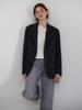 UNNOUT Draped Shirring T-Shirt Cream