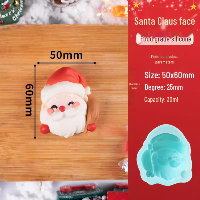 Silicone Christmas Sleigh Mold: Food-Grade Chocolate Shells for Fun Festive Cake and Mousse Decorations