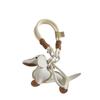 Mini Dachshund Dog Keychain Braided Lanyard Car Key Accessories  Women