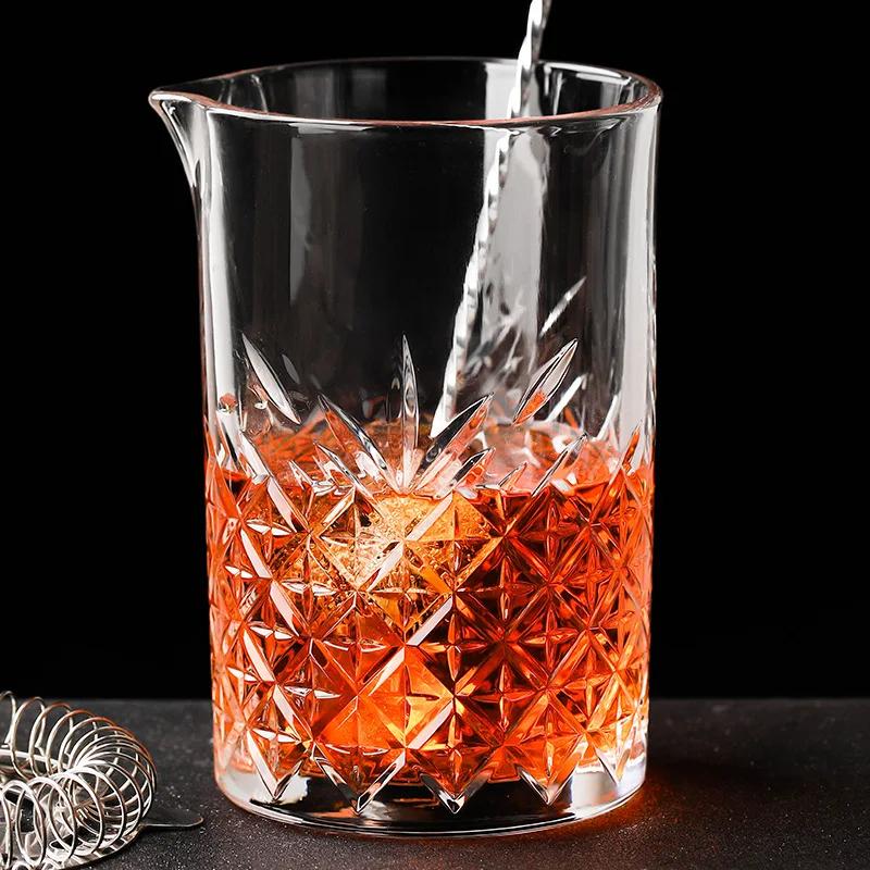 Japanese Crystal Cocktail Glass Cup, Home Bar, Mixing Blending Cups, Bartending Tool, Bartenders Mixer, Wine Dispenser, KTV