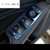 Car Styling Door Armrest Panel Sitcker Trim Auto Window Glass Lift Buttons For Mercedes Benz CLA GLA A Class W117 C117 W176