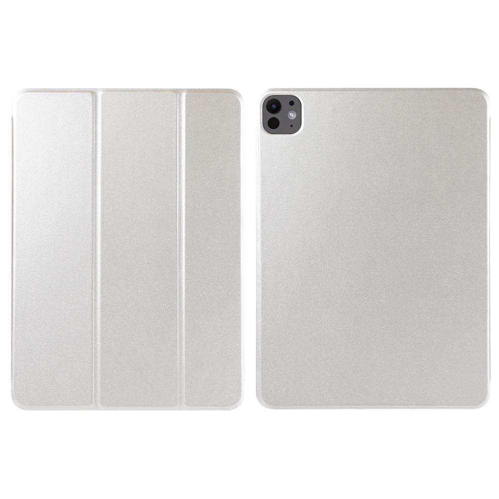 For iPad Pro 11 (2025)/11 (2024) Case PU Leather Tri-Fold Stand Magnetic Closing Tablet Cover