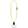 KOKUYO Hanging Name Tag Reel Type Yellow with Hook Parts Hard Case Nuff-R280Y