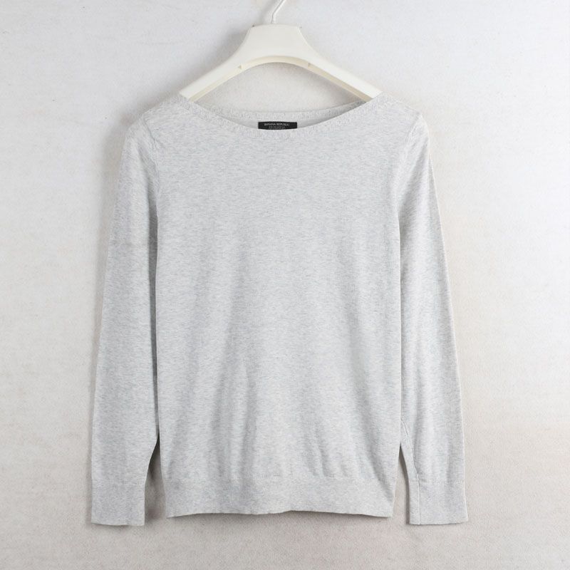 Sunshine House Fall and Winter New Arrival Export Fashion BR Home Word Collar Pullover Women's Sweater Plus Size Knitwear Tops