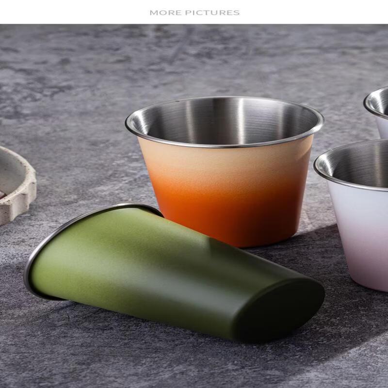 304 Stainless Steel Gradient Camping Mug