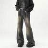 JYL Men's Wide-Leg Jeans American Vibe Cleanfit Autumn Winter High-Street Flare Denim