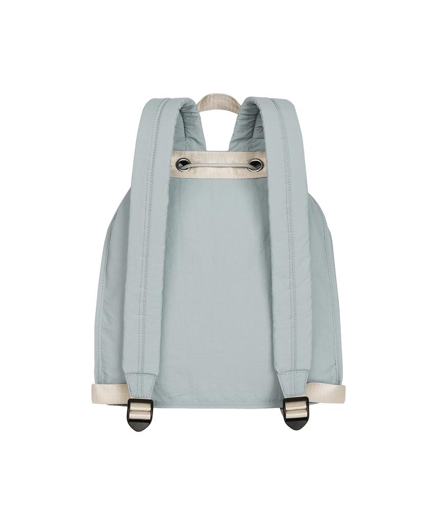 Lmr Floral Logo Light Two-Pocket Backpack Blue