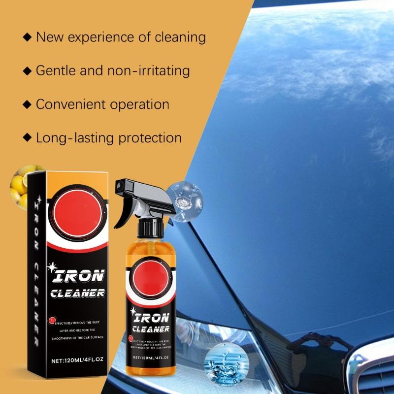 Rust Removal Sprayer For Metal Surfaces 120ml Fast Acting Rust Dissolver Eliminate And Protective Coating For Auto Parts