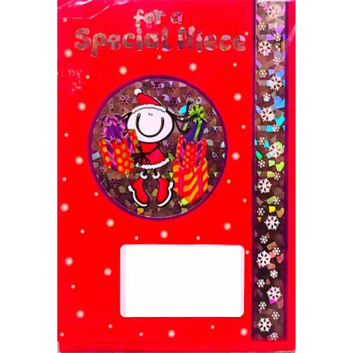 Simon Elvin For A Special Niece Christmas Card (Pack of 12)