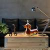 Transparent Glass Liquor Bottle Dachshund Dog Shape Decorative Bottle Dachshund Dog Whiskey Bottle Wine Container Decanter