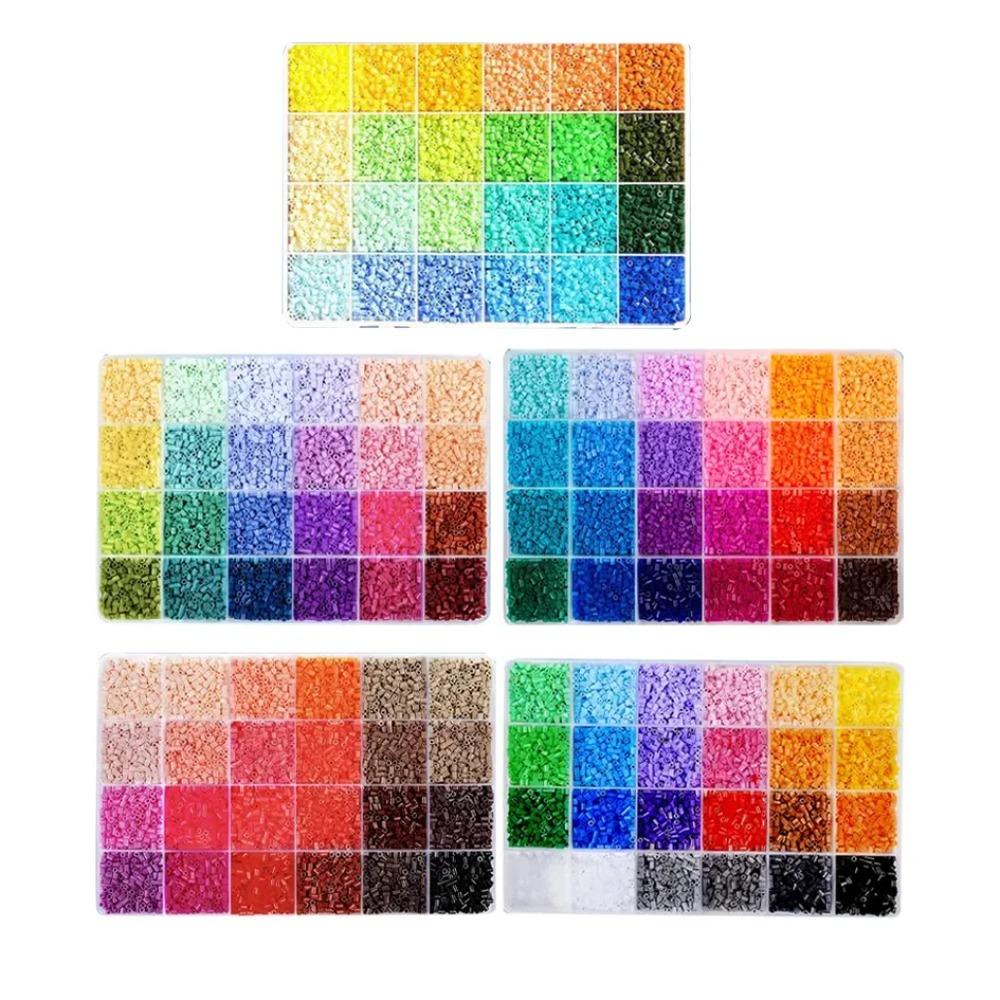 7200 Stück 2,6 mm Loch Mini Hama Perlen Perler Bügelperlen DIY Frühpädagogik Bastelspielzeug Puzzles Kinder Geburtstagsgeschenk