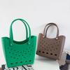 EVA Waterproof Beach Tote: Large Capacity Perforated Travel Bag