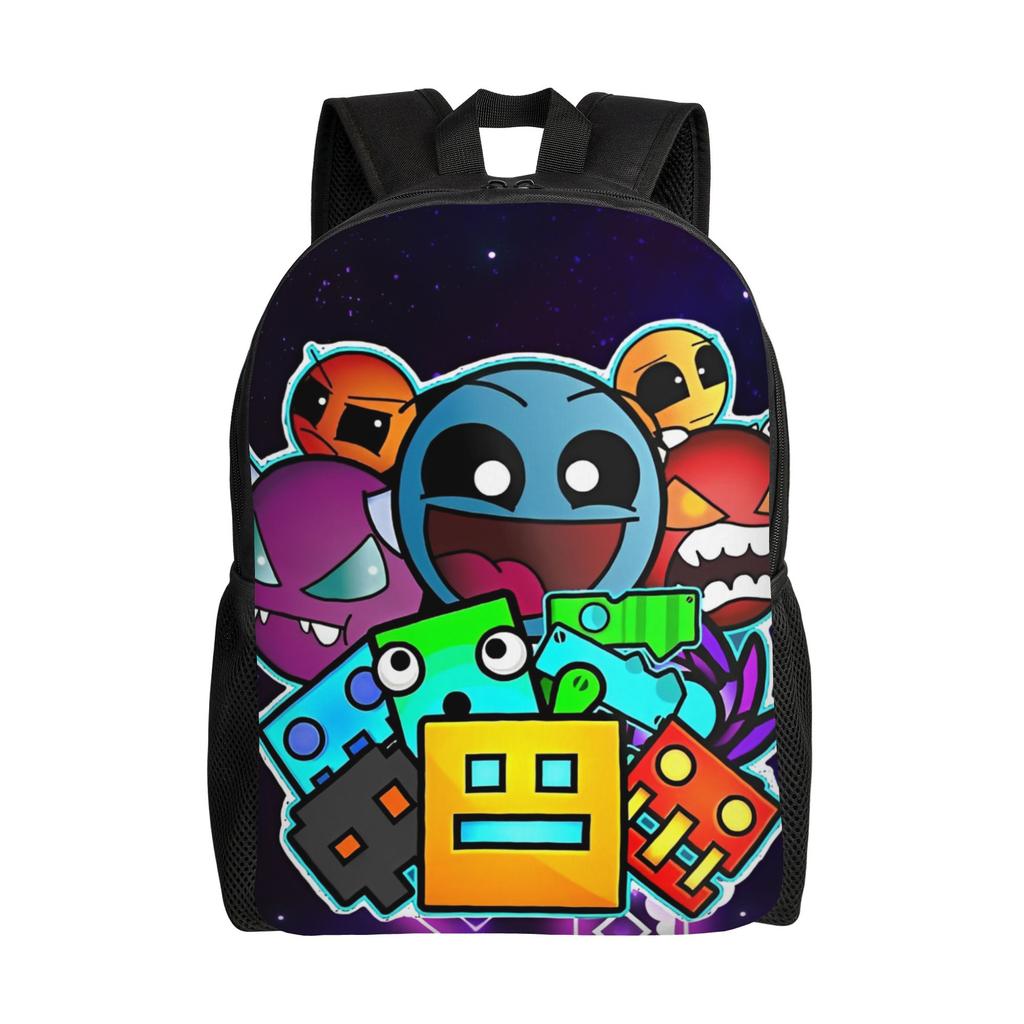 Zaino Geometries Dash per Uomo Donna Moda Scuola Superiore Giorno Lavoro Borse in Tela per Computer Portatile Durevole