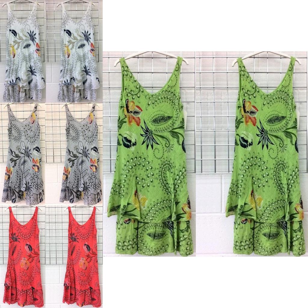 Premium Quality Womens Summer Casual Swing Sundress Sleeveless Boho Tunic Dress For Plus Size Elegance