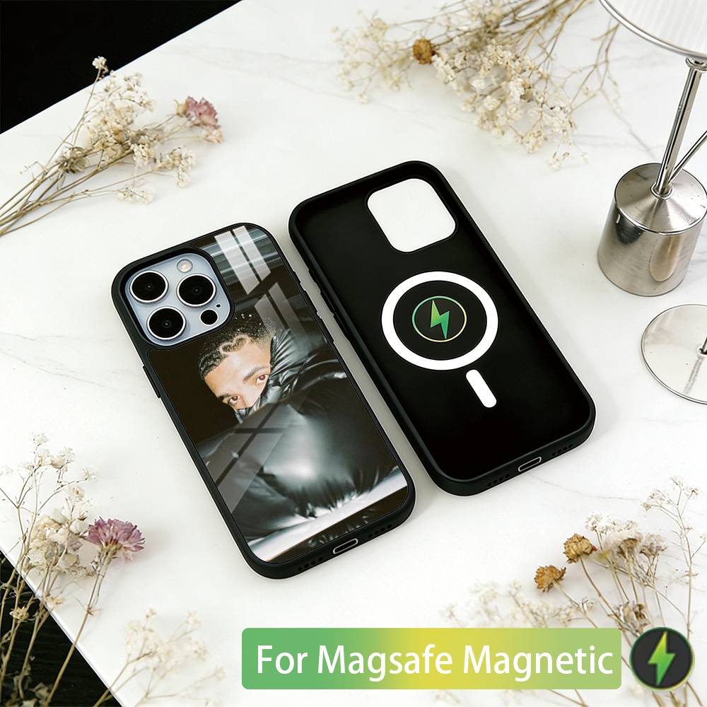 

Singer Rapper D-Drake Phone Case For iPhone17,16,15,14,13,12,11 Plus,Pro Magnetic with Magsafe Wireless Charging iPhone12ProMax